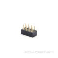 2.54mm Pitch Female header Connector Black 8P